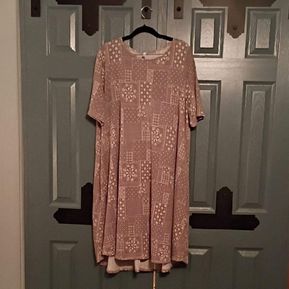 Brand New Floral Patchwork Dress With Pockets